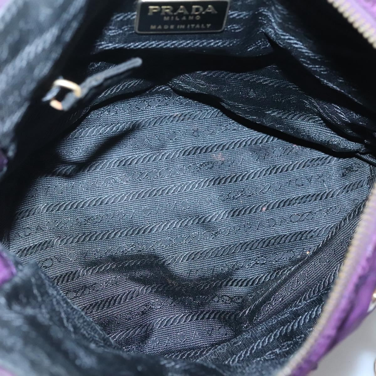Prada Chain Shoulder Bag Quilted Tessuto
