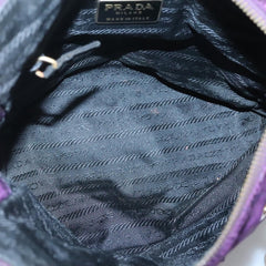 Prada Chain Shoulder Bag Quilted Tessuto