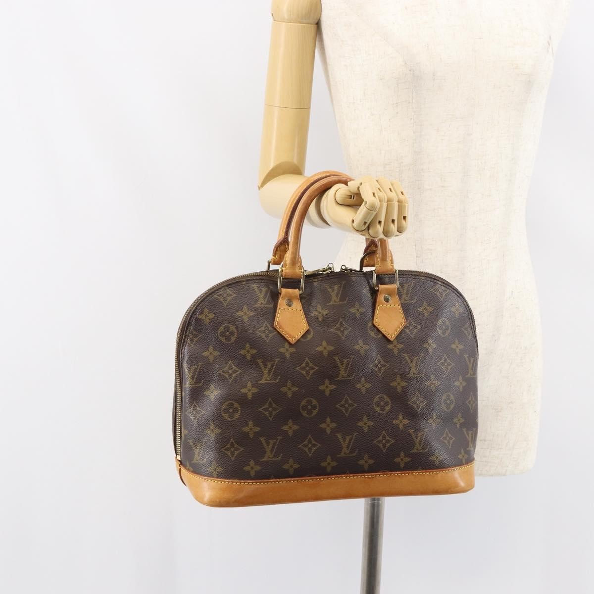 Louis Vuitton Alma Handbag Monogram Canvas