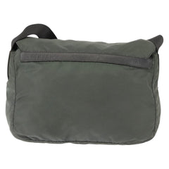 Prada Double Buckle Flap Messenger Bag Tessuto