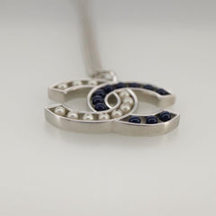 Chanel CC Pendant Necklace Metal