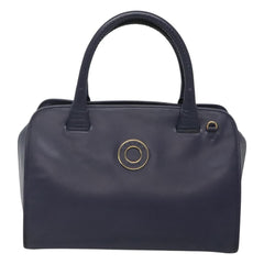 Celine Circle Logo Handbag Leather