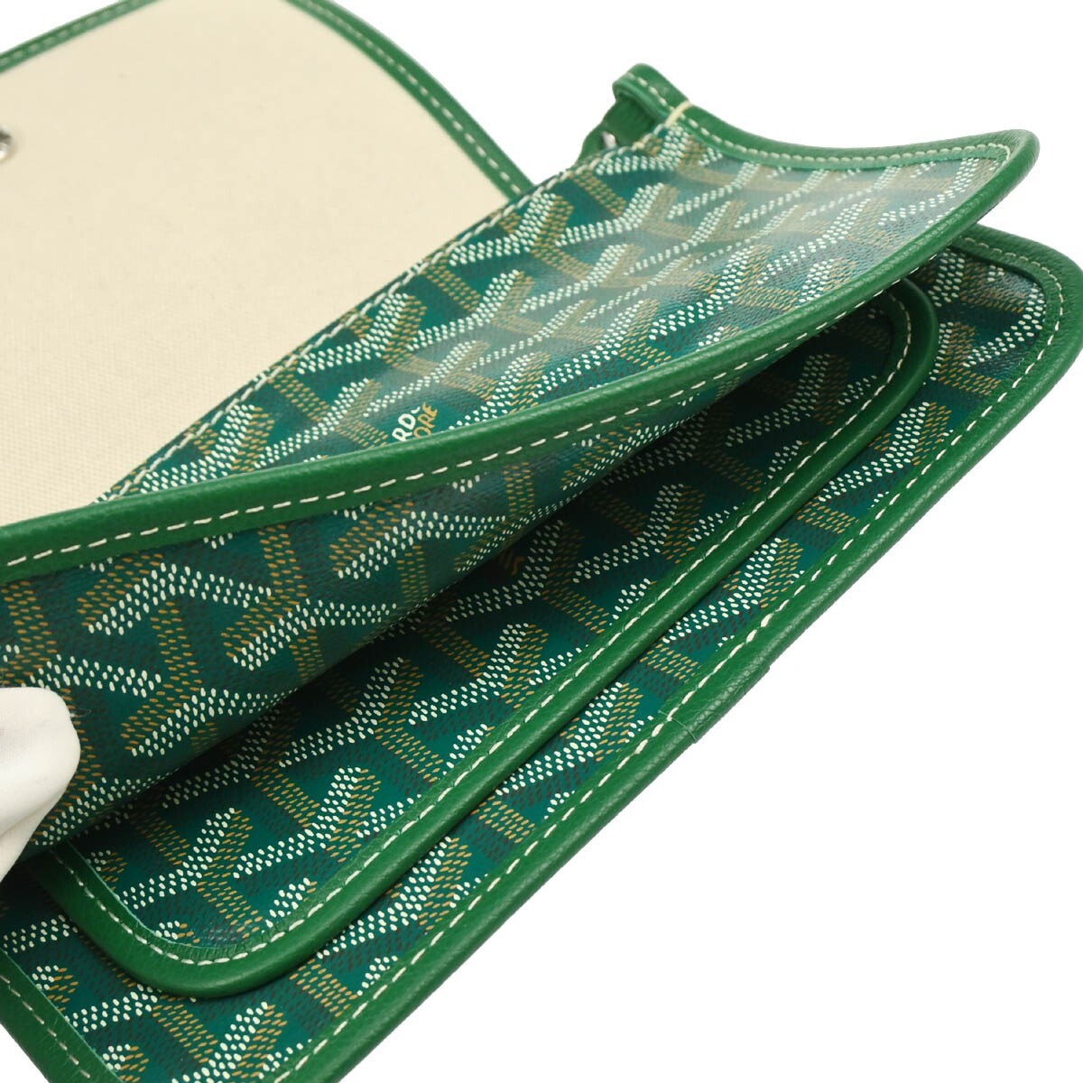 Goyard Plumet Clutch Wallet Coated Canvas