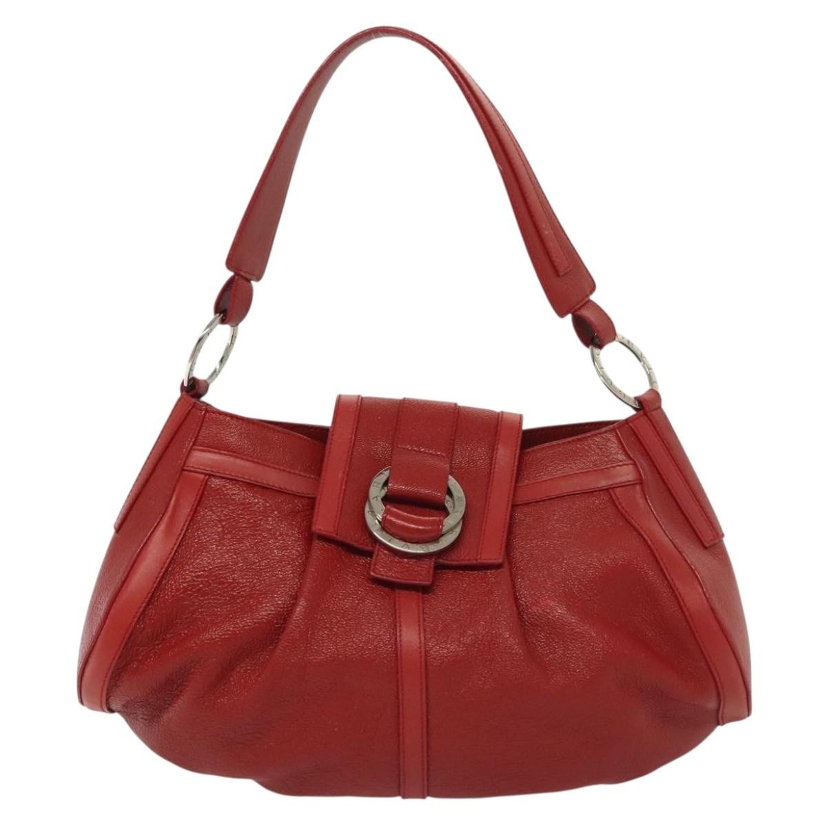 Bvlgari Chandra Top Handle Bag Leather