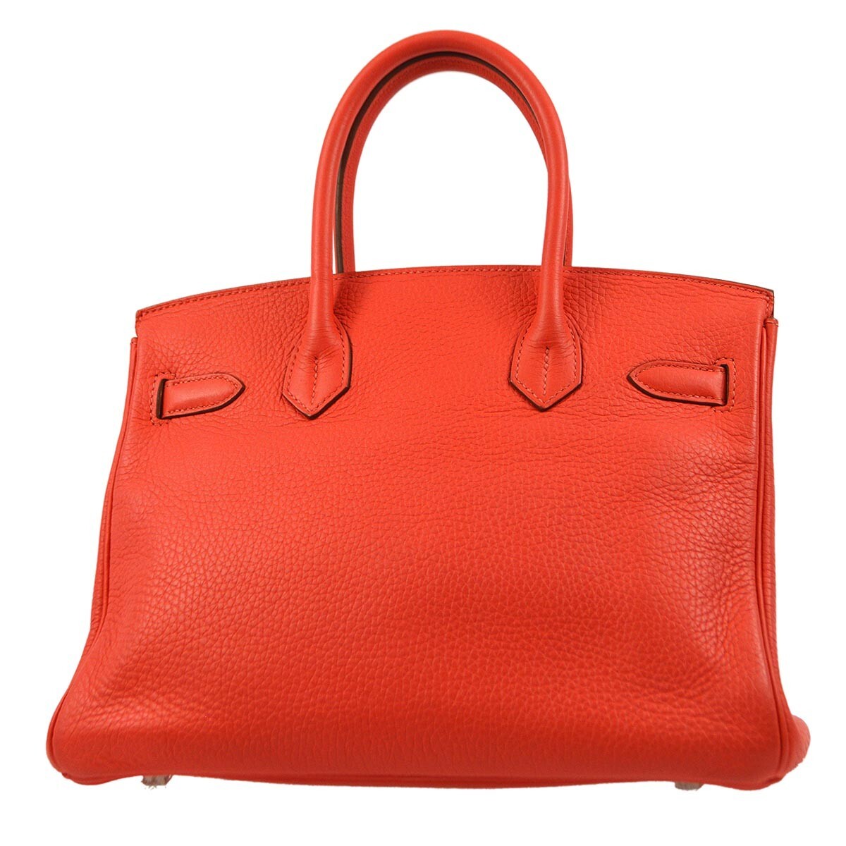 Hermes Birkin Handbag Pink Clemence with Palladium Hardware
