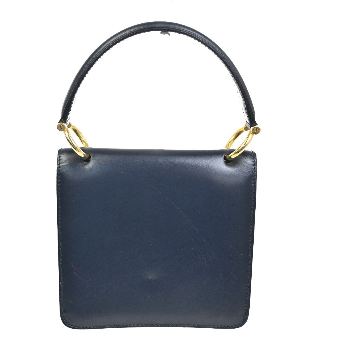 Celine Gancini Handbag Leather