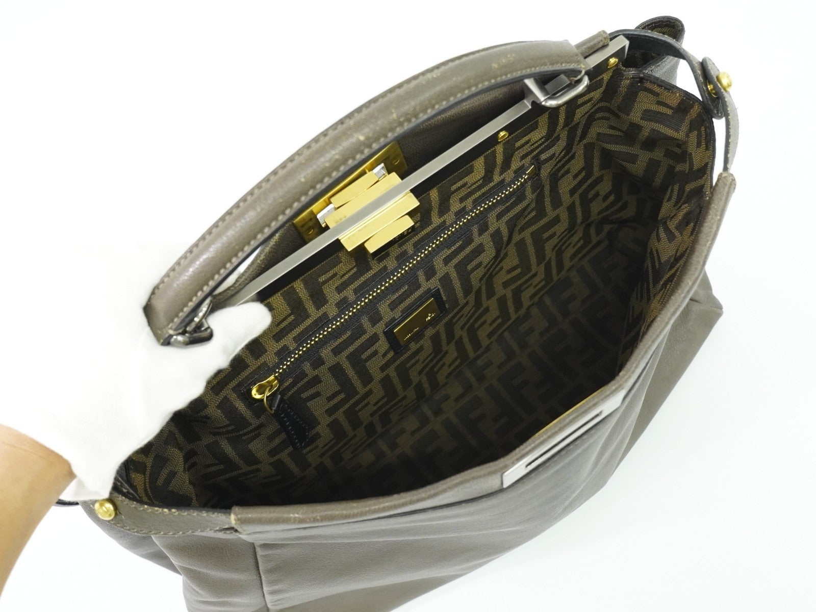Fendi Peekaboo Bag Leather