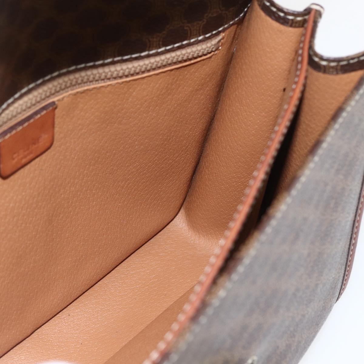 Celine Vintage Macadam Shoulder Bag Canvas