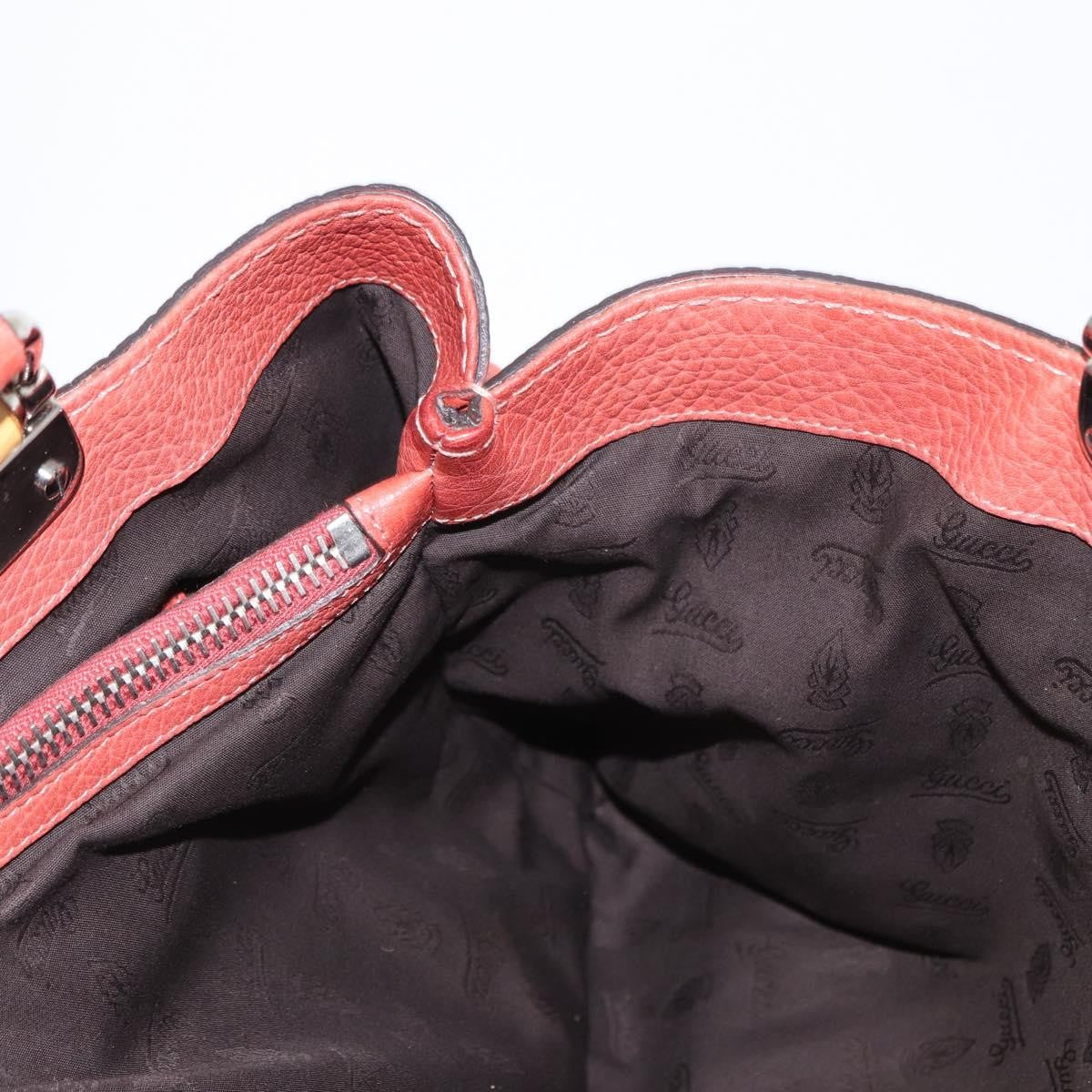 Gucci Vintage Bamboo Handle Bag Leather