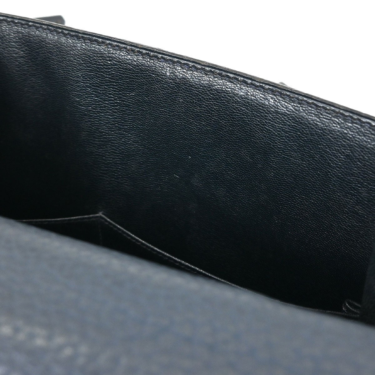 Hermes Kelly Handbag Blue Ardennes with Gold Hardware