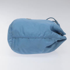 Prada Drawstring Wristlet Bucket Bag Tessuto