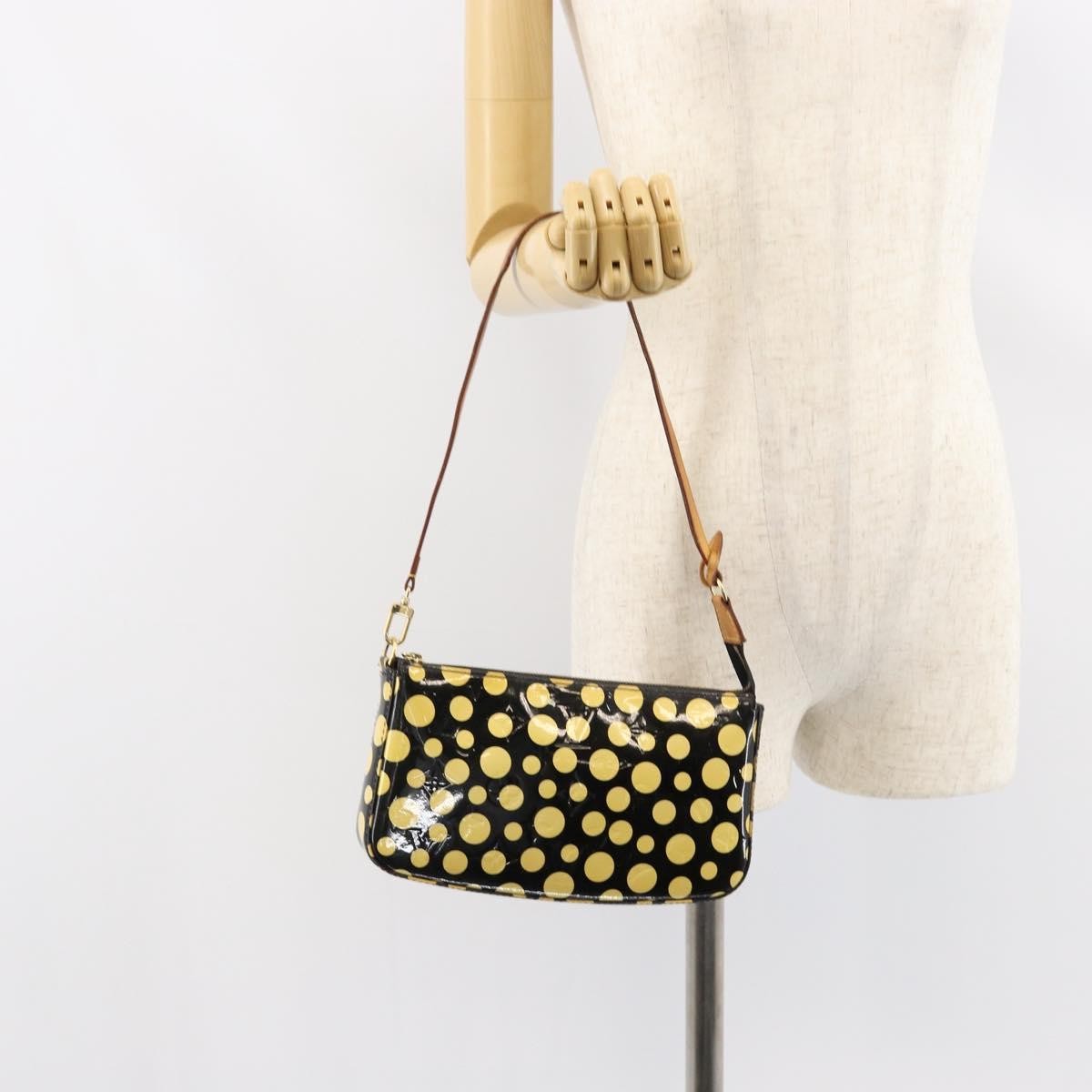 Louis Vuitton Pochette Accessoires NM Kusama Infinity Dots Monogram Vernis