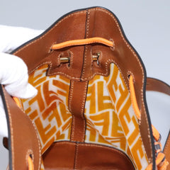 Fendi FF Logo Mon Tresor Bucket Bag Canvas