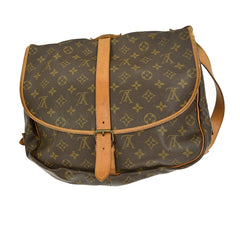 Louis Vuitton Saumur Handbag Monogram Canvas