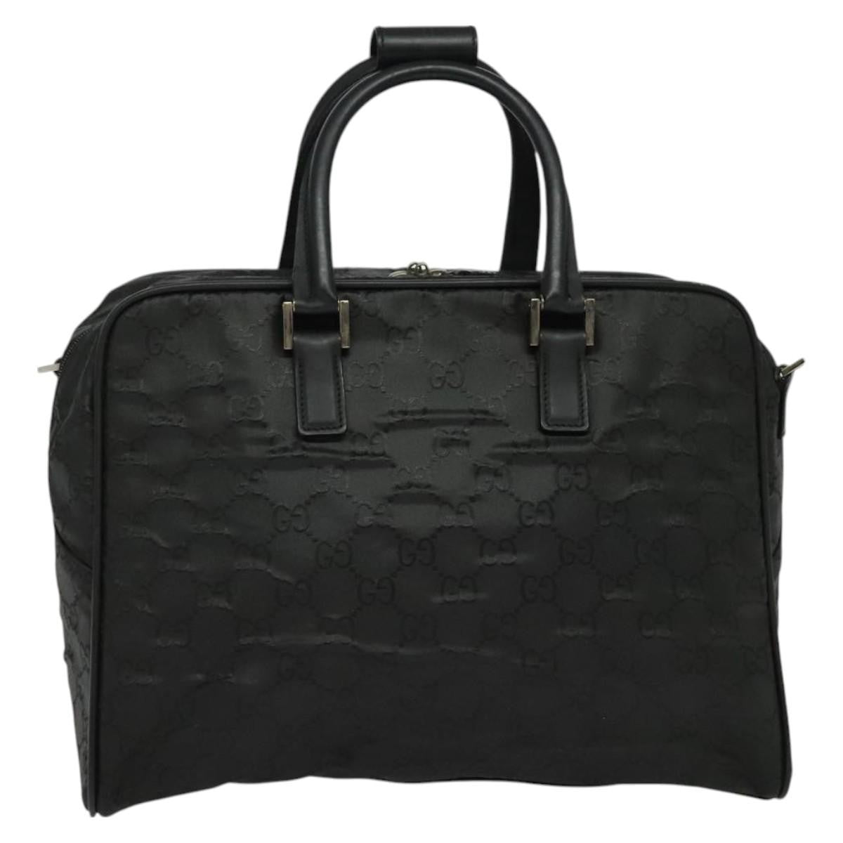 Gucci Vintage Boston Bag GG Canvas