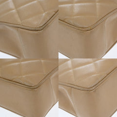 Chanel Vintage CC Lock Pocket Tote Quilted Caviar