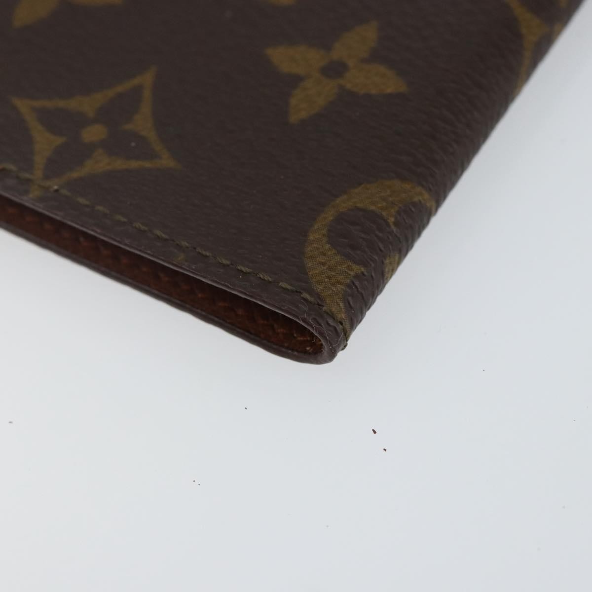 Louis Vuitton Porte Cartes Pression Card Case Monogram Canvas