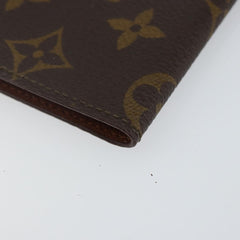 Louis Vuitton Porte Cartes Pression Card Case Monogram Canvas