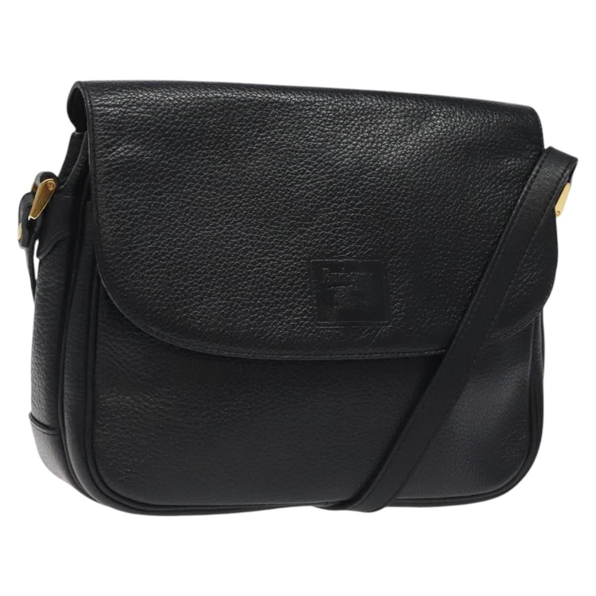 Burberry Flap Shoulder Bag Leather