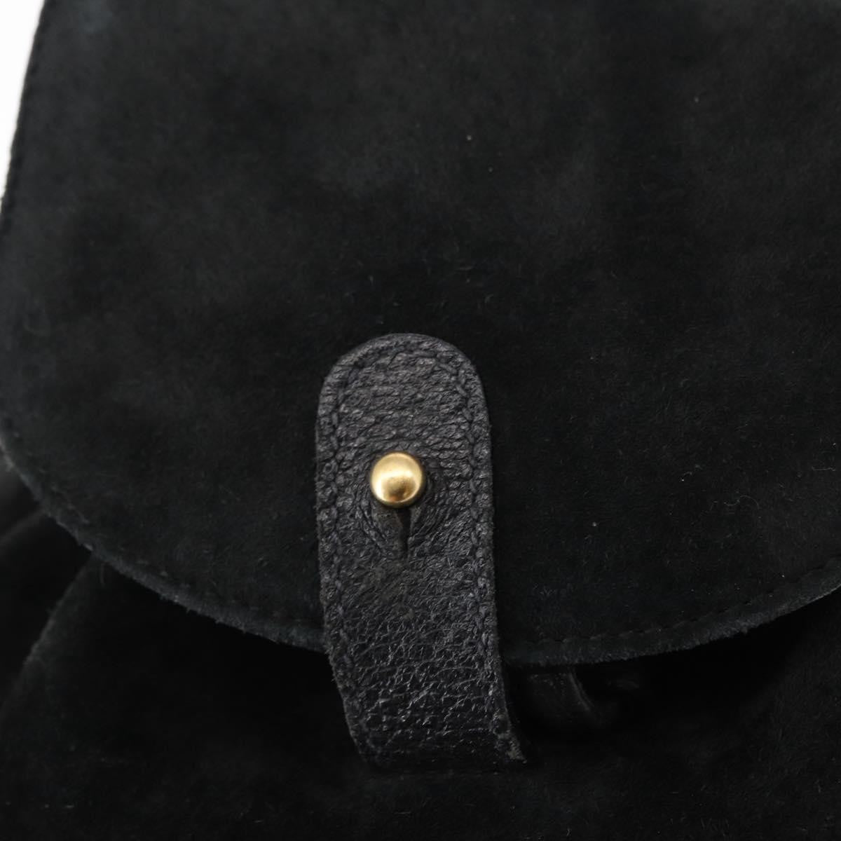 Gucci Vintage Bamboo Backpack Suede