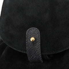 Gucci Vintage Bamboo Backpack Suede