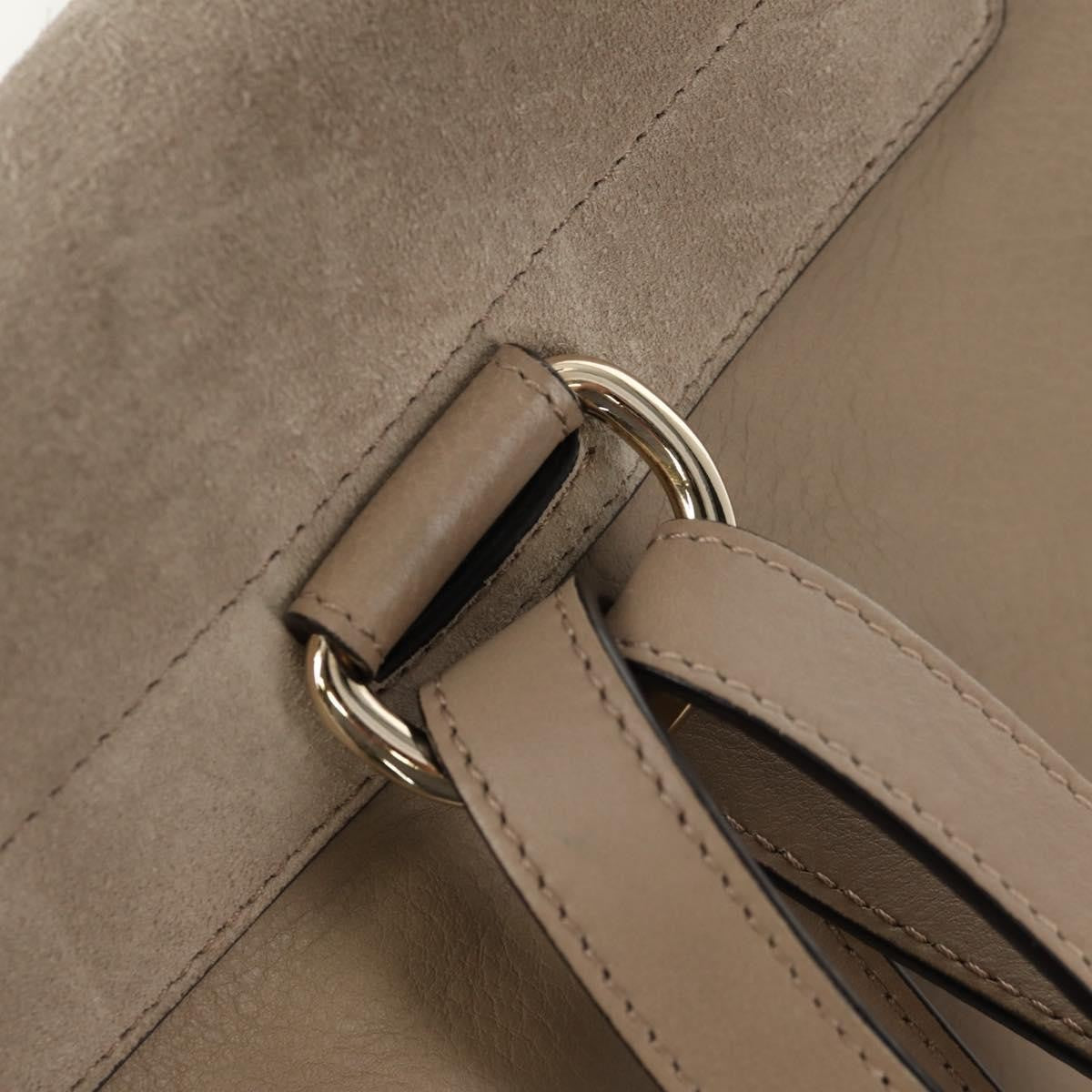 Chloe Faye Backpack Leather and Suede