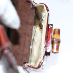 Gucci Vintage Bamboo Backpack Patent