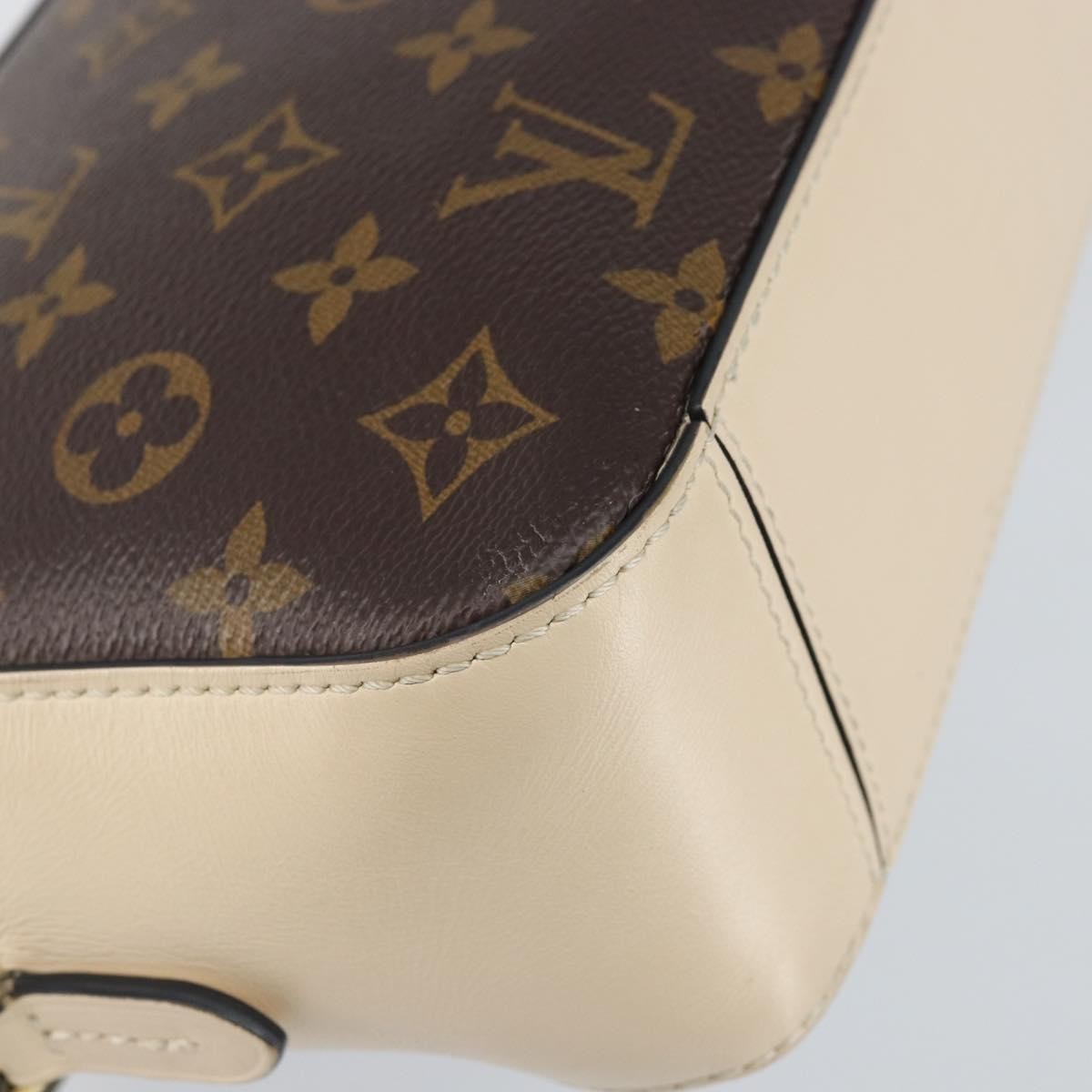 Louis Vuitton Saintonge Handbag Monogram Canvas with Leather