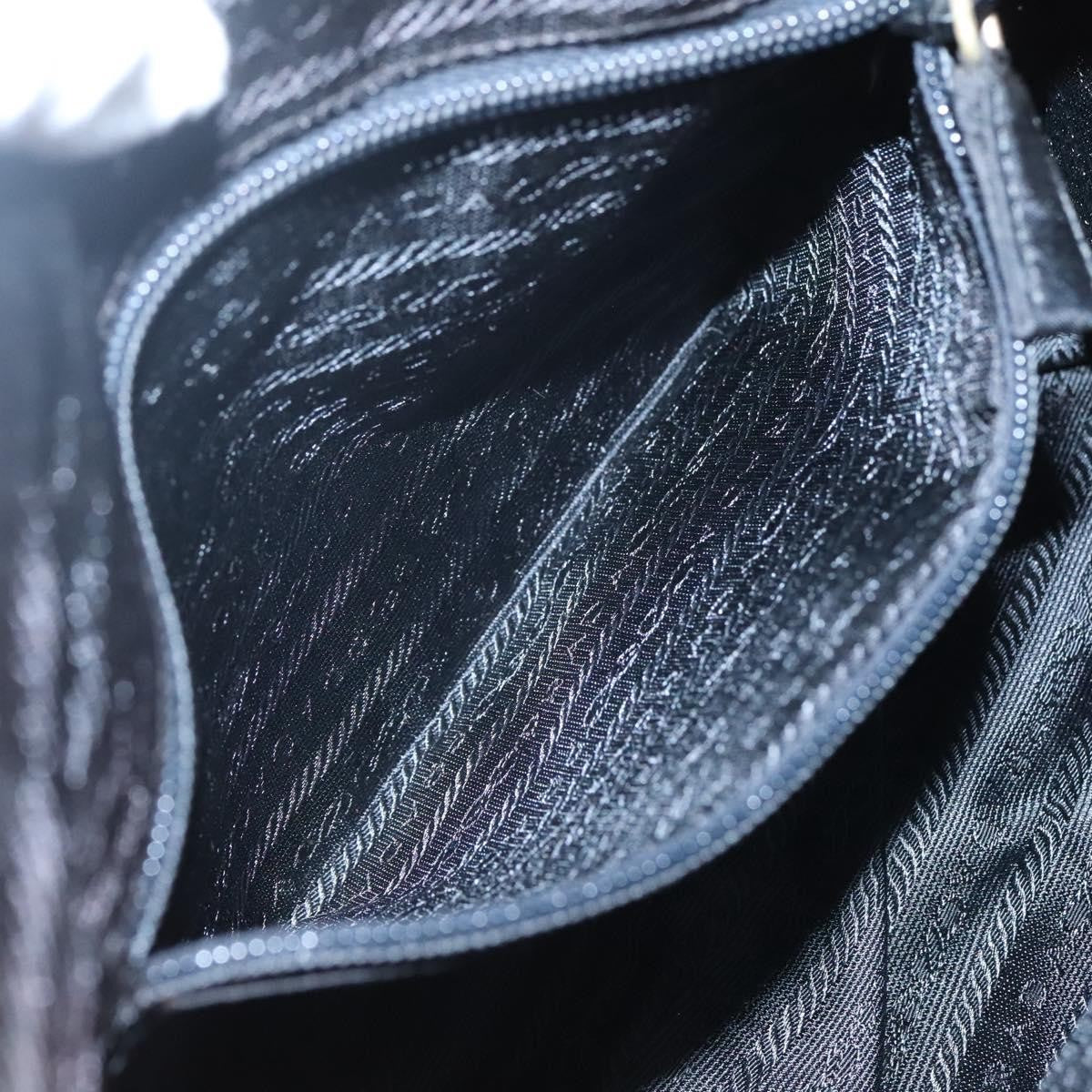 Prada Chain Shoulder Bag Quilted Tessuto