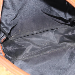 MCM Visetos Handbag Canvas and Leather