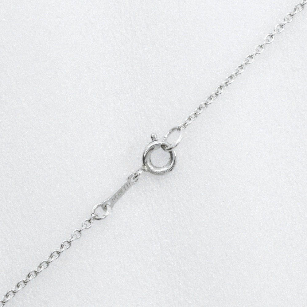 Tiffany & Co. Elsa Peretti Bean Pendant Necklace Sterling Silver