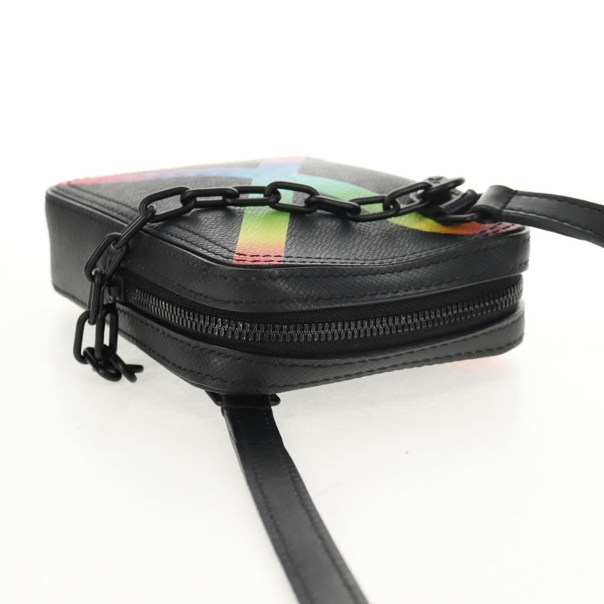 Louis Vuitton Danube Messenger Bag Rainbow Taiga Leather