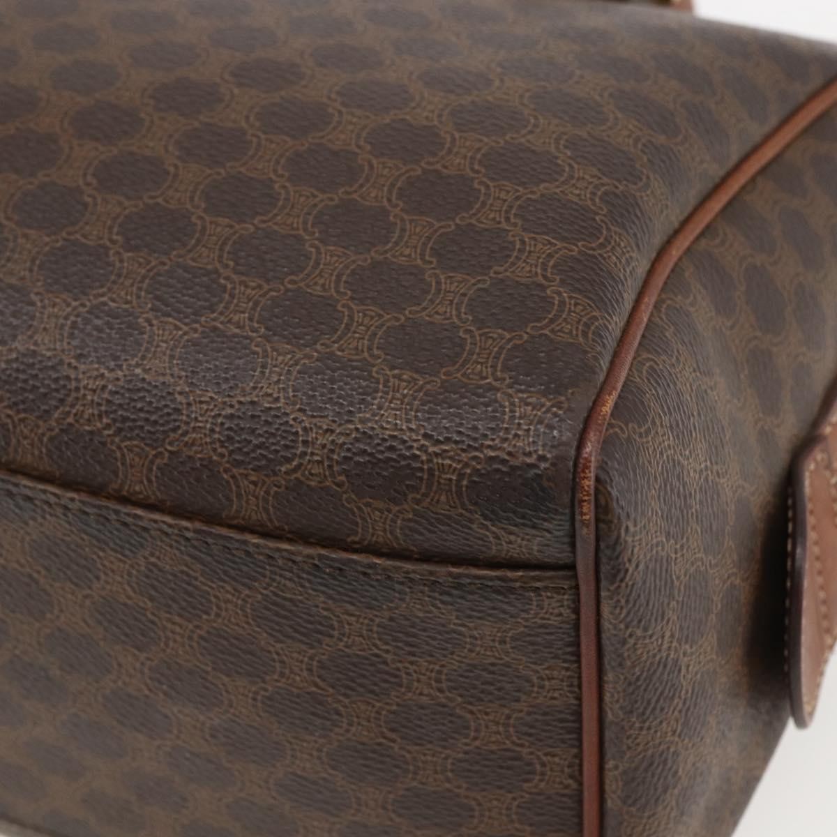 Celine Boston Bag Triomphe Coated Canvas