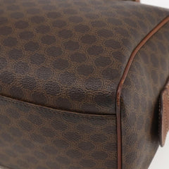 Celine Boston Bag Triomphe Coated Canvas