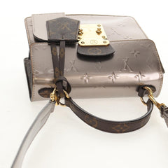 Louis Vuitton Spring Street NM Handbag Monogram Vernis with Monogram Canvas