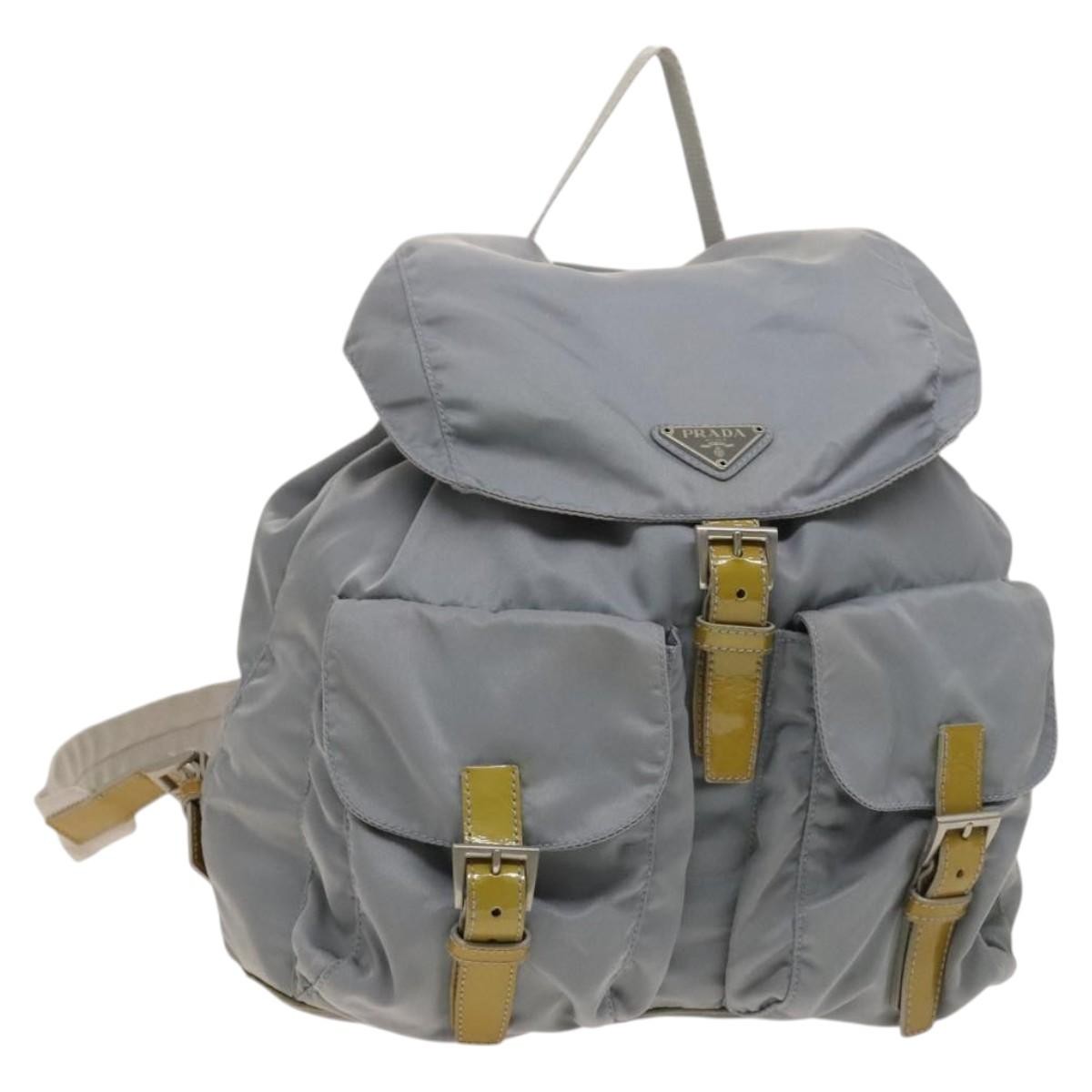 Prada Double Front Pocket Backpack Tessuto