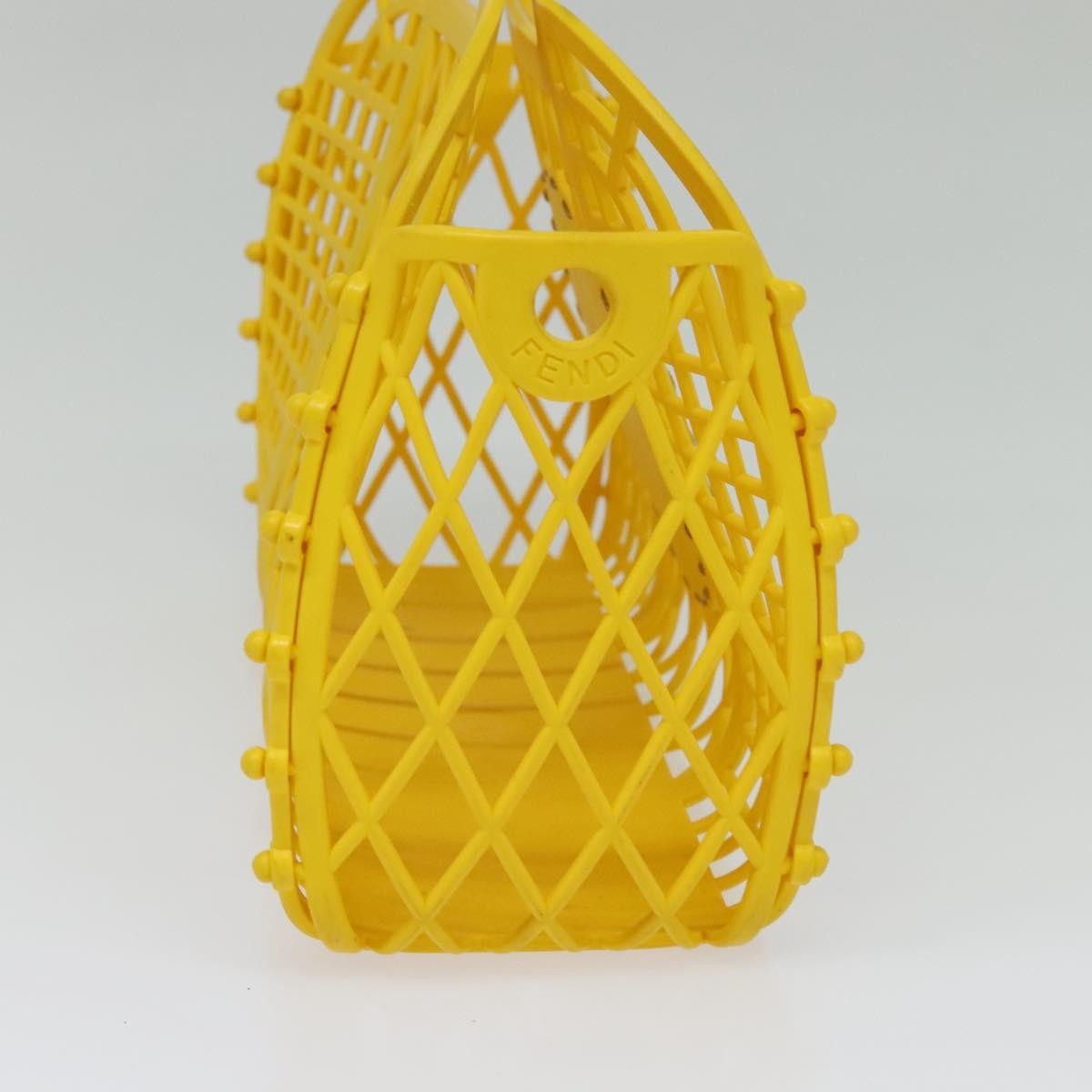 Fendi FF Logo Stamp Basket Tote PVC