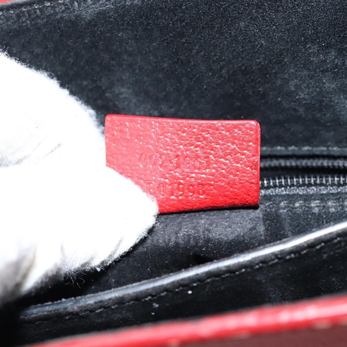 Gucci Vintage Bamboo Handle Bag Leather