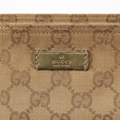 Gucci Web Strap Messenger Bag GG Canvas