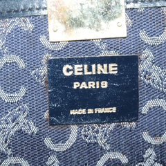 Celine C Sulky Handbag Canvas