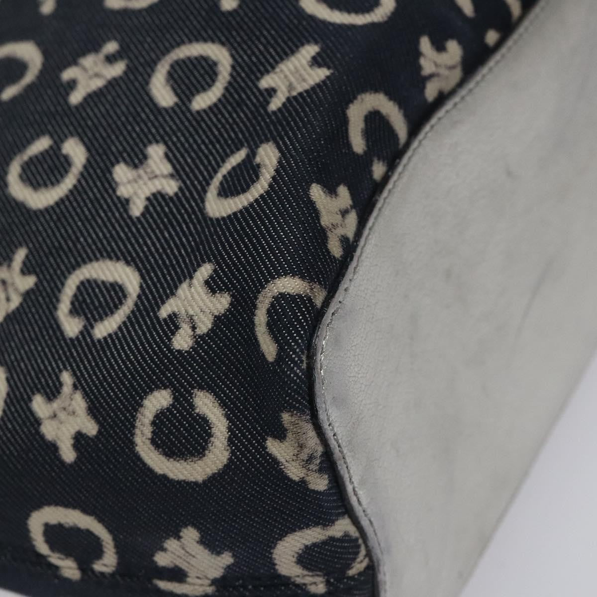 Celine C Sulky Shoulder bag Canvas and Leather