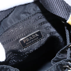 Prada Duet Drawstring Bucket Bag Tessuto