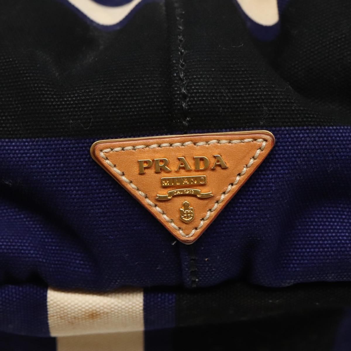 Prada Canapa Open Tote Canvas