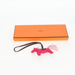 Hermes Pegase Rodeo Bag Charm Leather