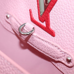 Louis Vuitton Capucines Bag Canvas with Taurillon Leather