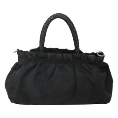 Prada Bow Convertible Tote Tessuto