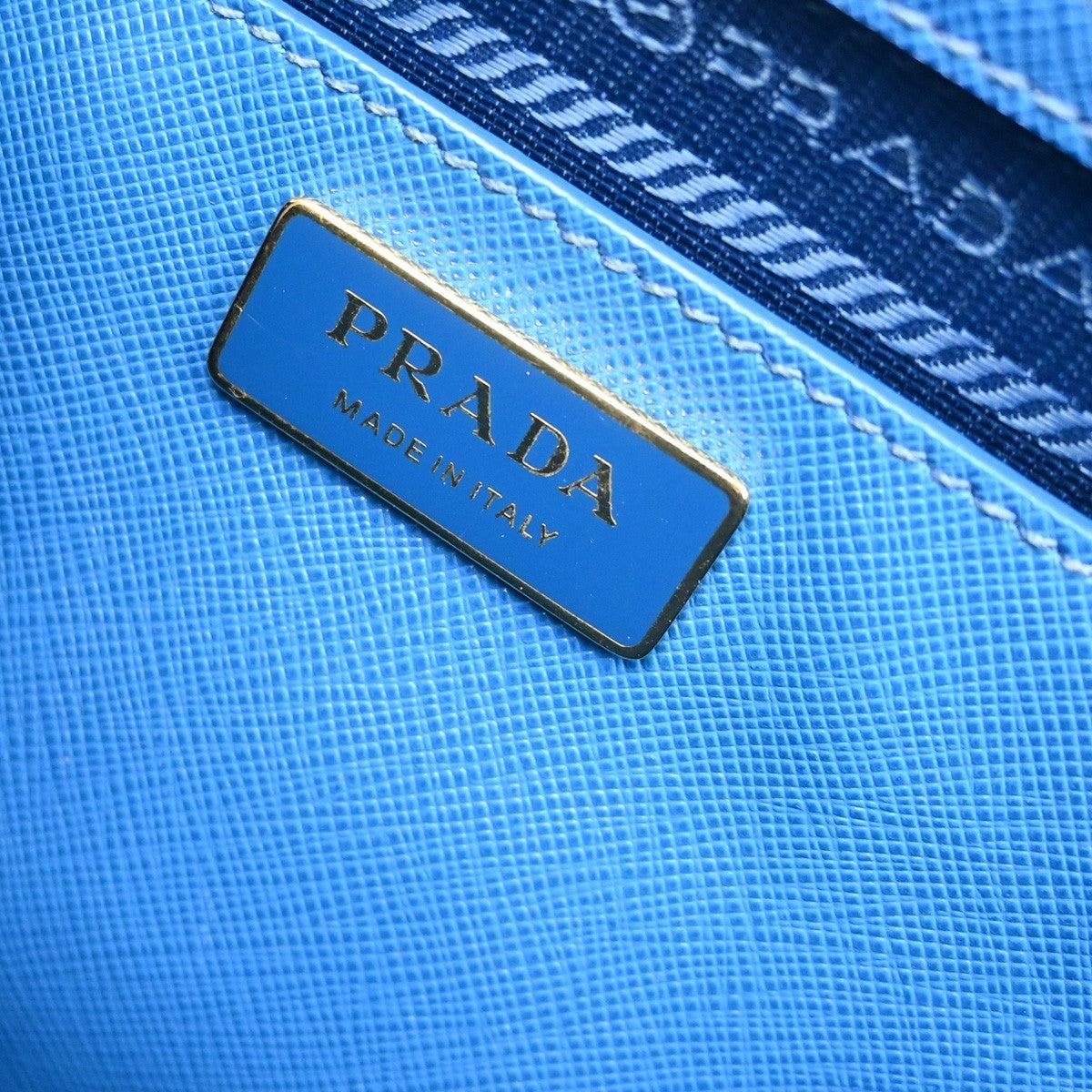 Prada Double Zip Tote Leather