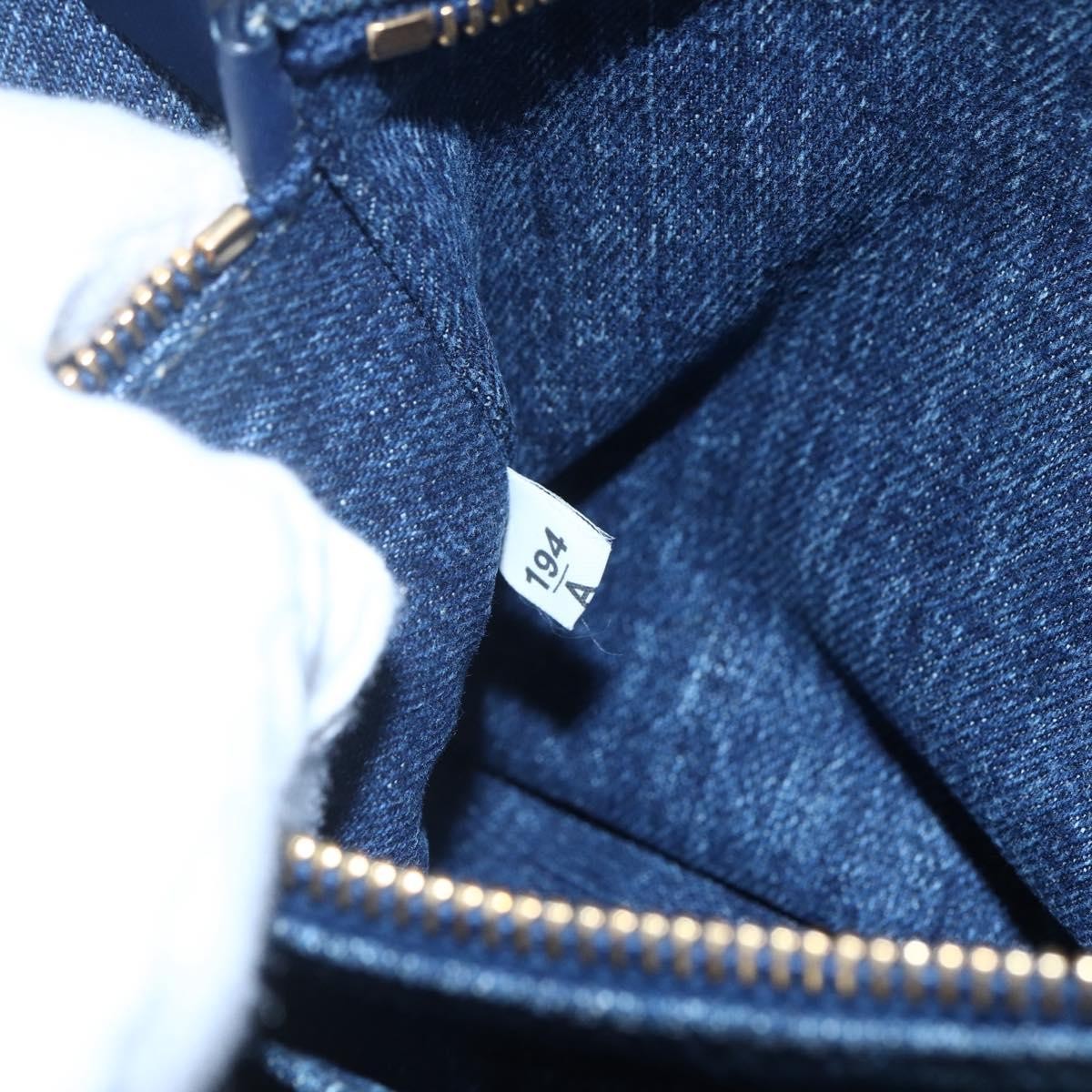 Prada Canapa Open Tote Denim