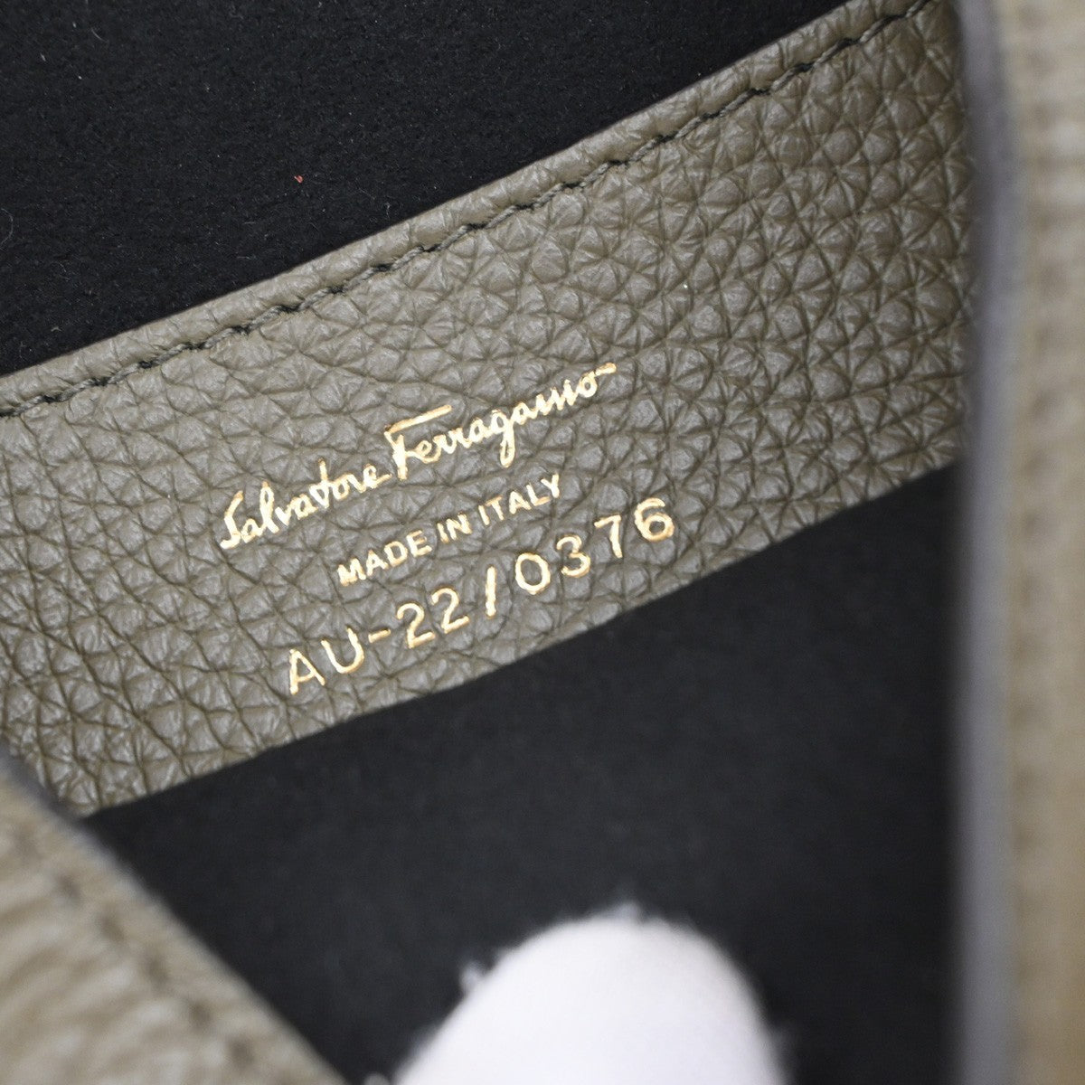 Salvatore Ferragamo Gancini Backpack Leather