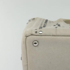 Prada Canapa Convertible Tote Rhinestone Embellished Denim